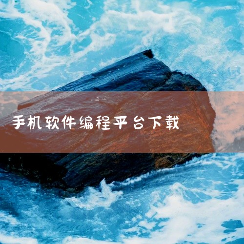 手机编程王是一款面向编程入门者的移动应用,提供Python、C语言等基础语法教程与在线代码练习环境,适合初学者学习编程。点击链接获取网盘资源:\x0a https://pan.baidu.com/s/,