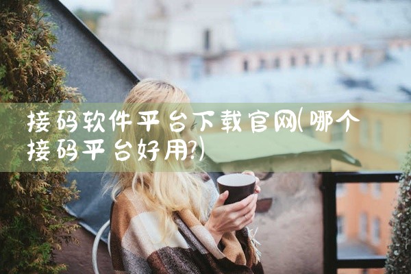 接码软件平台下载官网