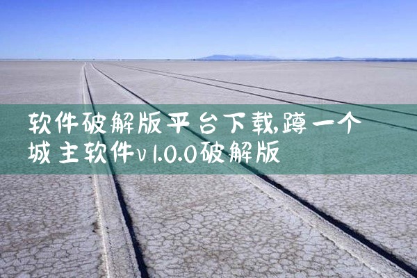软件破解版平台下载